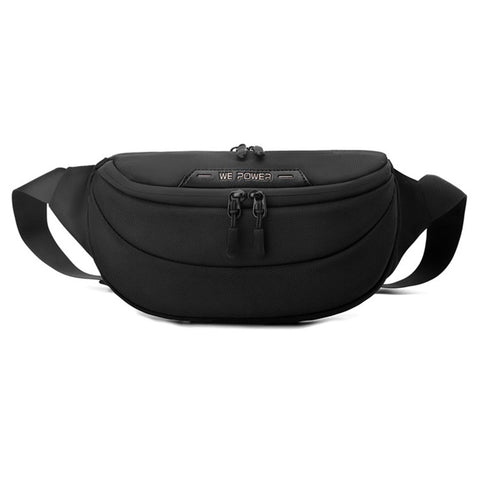 WEPOWER Commuter Chest Bag for Men Crossbody Bag Outdoor Cycling Waterproof Waist Bag