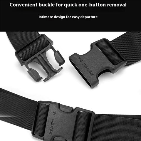 WEPOWER Commuter Chest Bag for Men Crossbody Bag Outdoor Cycling Waterproof Waist Bag