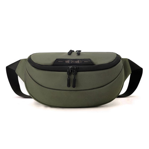 WEPOWER Commuter Chest Bag for Men Crossbody Bag Outdoor Cycling Waterproof Waist Bag