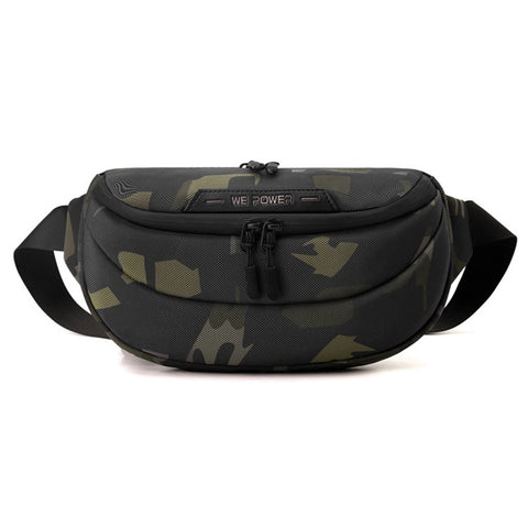 WEPOWER Commuter Chest Bag for Men Crossbody Bag Outdoor Cycling Waterproof Waist Bag