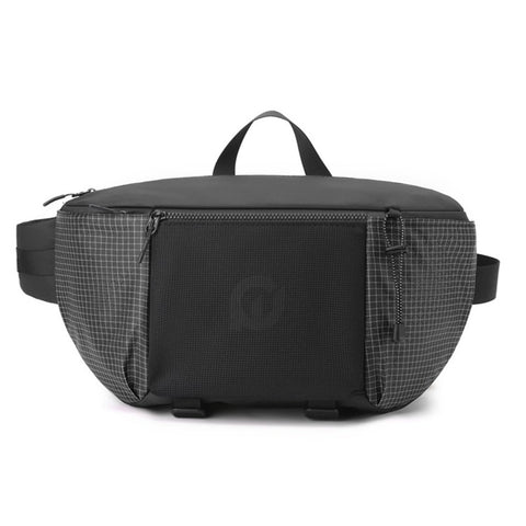 WEPOWER 6630 Large Capacity Waterproof Nylon Waist Pack Unisex Crossbody Single Shoulder Bag