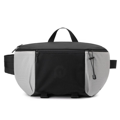 WEPOWER 6630 Large Capacity Waterproof Nylon Waist Pack Unisex Crossbody Single Shoulder Bag