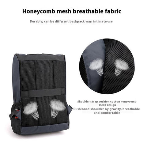 TOUGH SLHS 3405 Stylish Casual Backpack Large Capacity Daypack Business Commute Laptop Bag