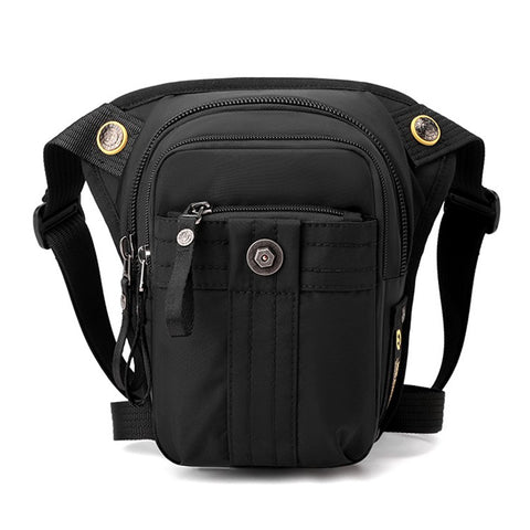 WEPOWER 7110 Nylon Men Waist Bag Chest Pack Leg Pouch for Commuting Outdoor Cycling Sports