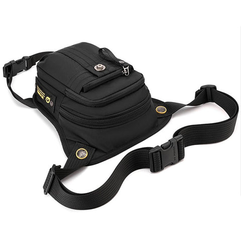 WEPOWER 7110 Nylon Men Waist Bag Chest Pack Leg Pouch for Commuting Outdoor Cycling Sports