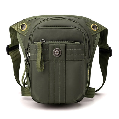 WEPOWER 7110 Nylon Men Waist Bag Chest Pack Leg Pouch for Commuting Outdoor Cycling Sports