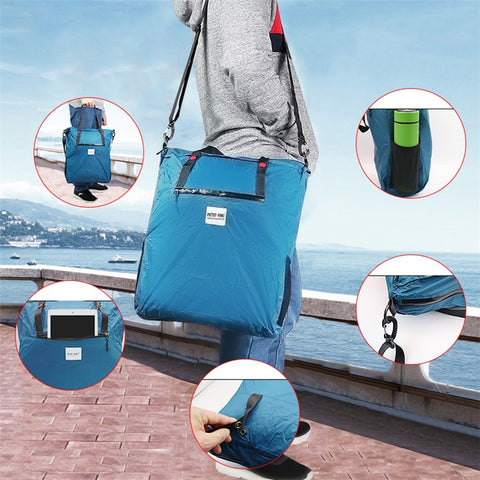 PICTET.FINO RH82 18L Lightweight Foldable Travel Tote Bag Single Shoulder Crossbody Bag