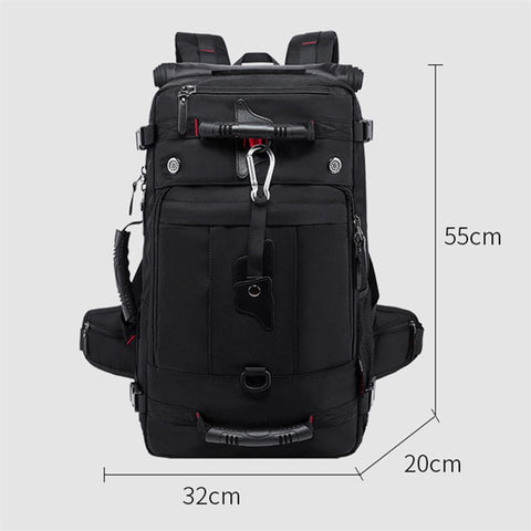 KAKA KA-2070-1 Men Camping Hiking Multi-function 40L Shoulder Bag Outdoor Waterproof Backpack with Hidden Shoulder Strap
