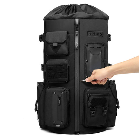 OZUKO 9573 Large Capacity Multifunctional Men Backpack Waterproof Outdoor Trekking Camping Mountaineering Daypack Rucksack