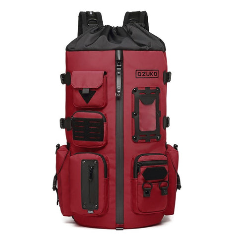 OZUKO 9573 Large Capacity Multifunctional Men Backpack Waterproof Outdoor Trekking Camping Mountaineering Daypack Rucksack