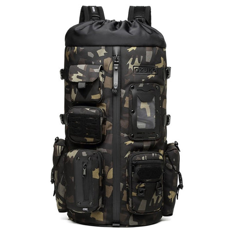 OZUKO 9573 Large Capacity Multifunctional Men Backpack Waterproof Outdoor Trekking Camping Mountaineering Daypack Rucksack