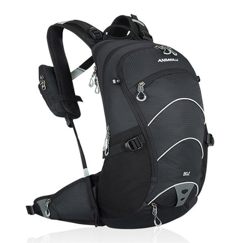 ANMEILU 1023Lightweight Sport Backpack 20L Travel Daypack with Helmet Net and Rain Cover for Women Men