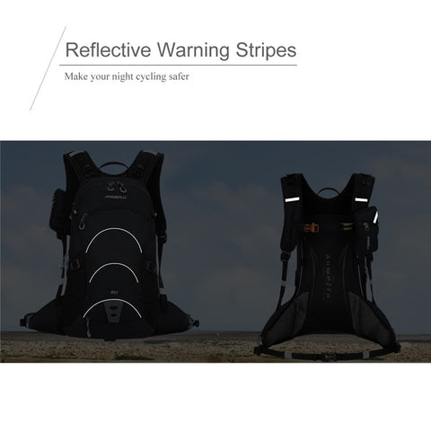 ANMEILU 1023Lightweight Sport Backpack 20L Travel Daypack with Helmet Net and Rain Cover for Women Men