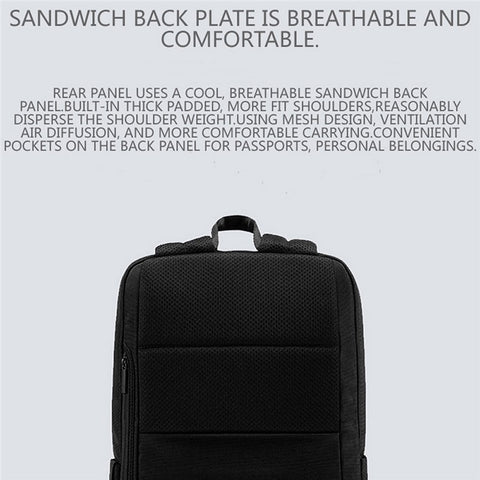 XIAOMI Stylish Business Laptop Backpack 18L Travel Casual 900D Oxford Cloth Waterproof Daypack (Chinese Version)