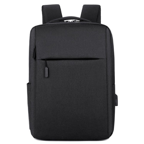 Casual Nylon Oxford Cloth Backpack Waterproof Laptop Dual Shoulders Bag with USB Port
