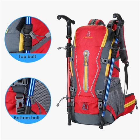 FLAMEHORSE Outdoor Climbing Camping Hiking Rucksack Men Nylon Travel Backpack