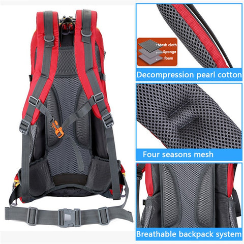 FLAMEHORSE Outdoor Climbing Camping Hiking Rucksack Men Nylon Travel Backpack