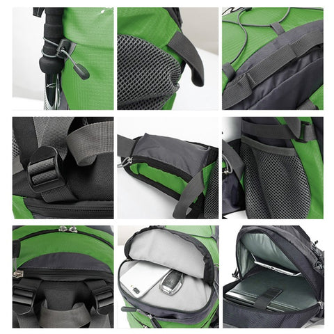 OUTDOOR INOXTO 40L Waterproof Polyester Outdoor Climbing Hiking Backpack Camping Travel Rucksack