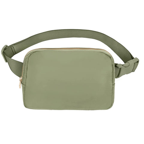 Stylish Men Women Nylon Waterproof Chest Waist Bag Sport Casual Crossbody Bag