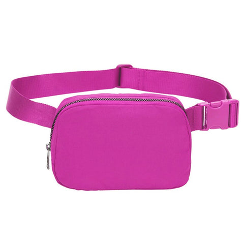 Stylish Men Women Nylon Waterproof Chest Waist Bag Sport Casual Crossbody Bag