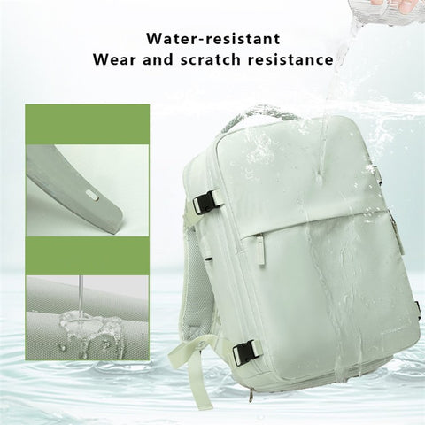 VICTORIATOURIST V7056 Polyester Travel Backpack Dual Shoulder Laptop Bag with USB Port