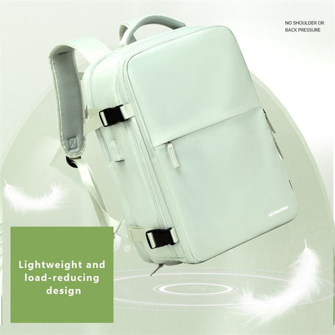 VICTORIATOURIST V7056 Polyester Travel Backpack Dual Shoulder Laptop Bag with USB Port