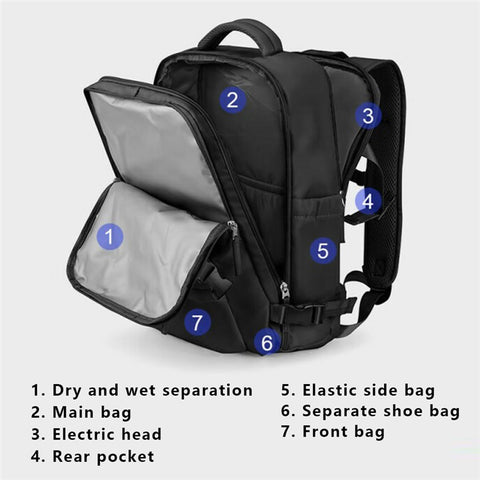 VICTORIATOURIST V7051 Travel Climbing Backpack Laptop Carrying Polyester Daypack
