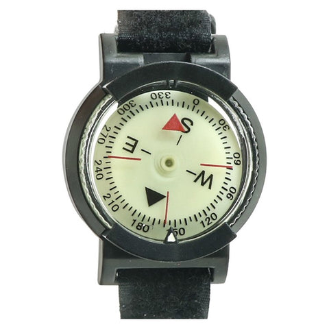 JINGU Waterproof Luminous Dial Compass Watch Scubas Diving Navigation Compass Wristband