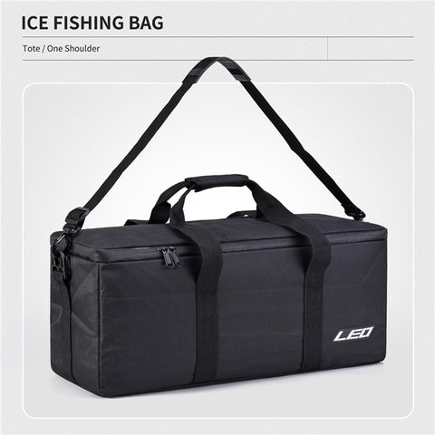 LEO 28248 Fishing Pole Tote Single Shoulder Bag 1000D Polyester Fishing Rod Carrying Bag