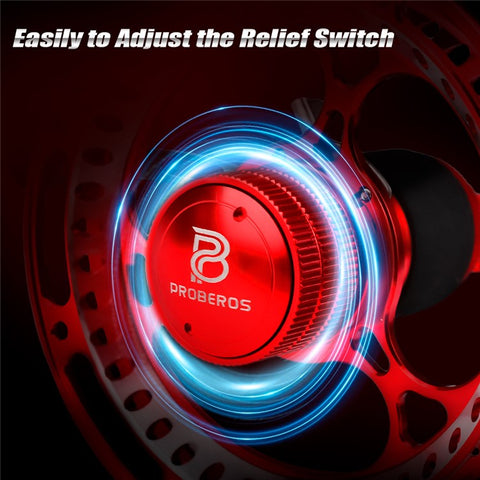 PROBEROS JD85 85mm Portable Lightweight Full Metal Fishing Reel