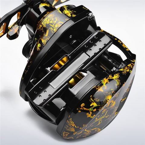 PROBEROS VHA120 7.2:1 High-Speed Baitcasting Reel with Magnetic Brake System, Fishing Reel