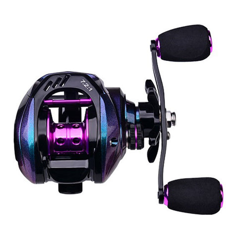 PROBEROS DW139 7.2:1 Colorful Metal Baitcasting Reel, Ultra-Light Fishing Reel