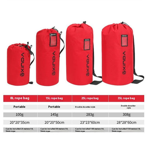 XINDA XD-BAG17 35L Storage Backpack for Climbing Rope, Mountaineering Tool Organizer Bag Pouch
