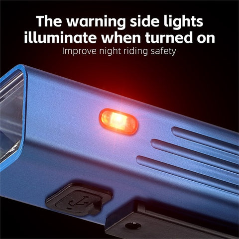WEST BIKING YP0701416 Bicycle Headlight Aluminum Alloy Intelligent Sensing Headlight Type-C Bike Night Lights for Cycling