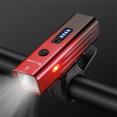 WEST BIKING YP0701416 Bicycle Headlight Aluminum Alloy Intelligent Sensing Headlight Type-C Bike Night Lights for Cycling