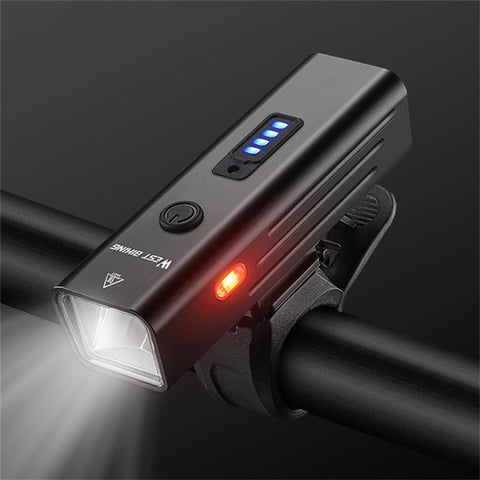 WEST BIKING YP0701416 Bicycle Headlight Aluminum Alloy Intelligent Sensing Headlight Type-C Bike Night Lights for Cycling