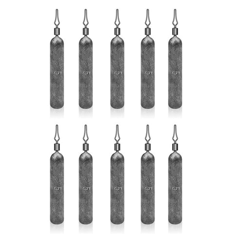 JIG035 10Pcs / Pack Reaction Tackle Lead Drop Shot Weights, Anti-Snag Fishing Sinkers