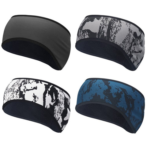 DK-AH Stylish Thicken Warm Windproof Winter Sports Headband Unisex Outdoor Cycling Running Climbing Forehead Ear Protection Headgear