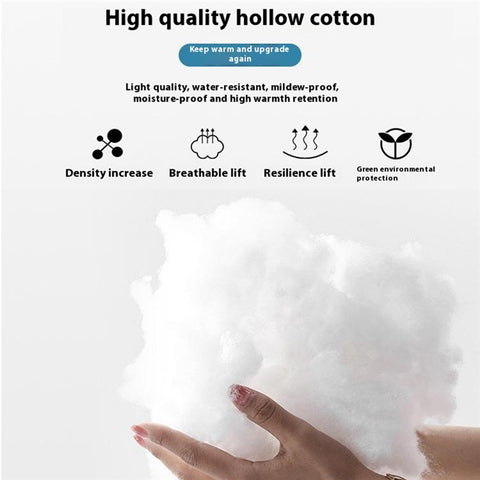 Envelope Sleeping Bag Outdoor Camping Hooded Adult Hollow Cotton Warm Sleep Bag, 1.8KG / -5~15 Degrees Celsius