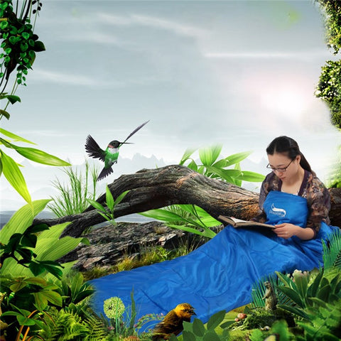 DESERT&FOX 1KG Envelope Backpacking Sleeping Bag Outdoor Traveling Camping Lightweight Sleeping Bag