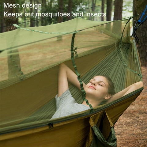CSTUR Outdoor Travel Camping Mosquito Net Hammock Hanging Sleeping Bed