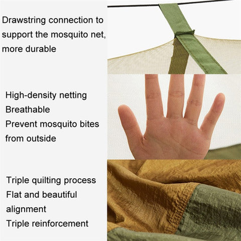 CSTUR Outdoor Travel Camping Mosquito Net Hammock Hanging Sleeping Bed
