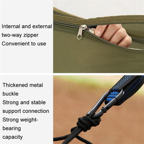 CSTUR Outdoor Travel Camping Mosquito Net Hammock Hanging Sleeping Bed