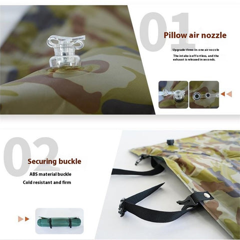 ZC-9#25 Self Inflating Sleeping Pad Camping Mattress Sleeping Mat for Camping Hiking