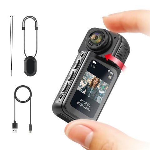 S70 Thumb Camera Rotation Lens WiFi DV Camera 2.7K HD First Person View Sports Cycling Pet Camera