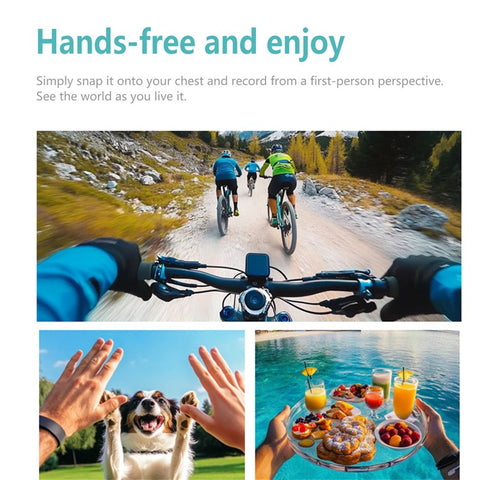 S70 Thumb Camera Rotation Lens WiFi DV Camera 2.7K HD First Person View Sports Cycling Pet Camera