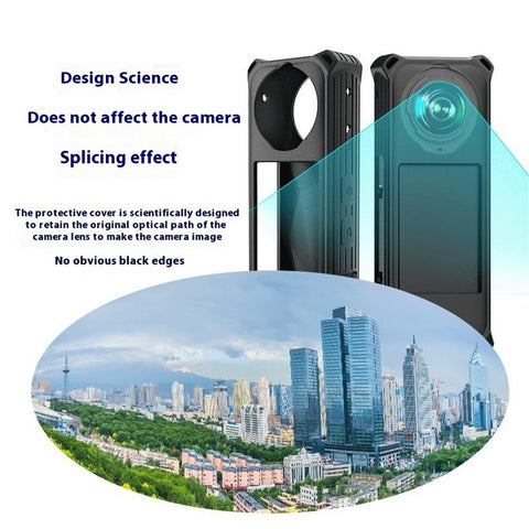 For Insta360 X5 Panoramic Camera Silicone Protective Case Shockproof Anti Scratch Dust Cover
