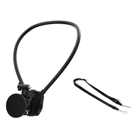 FLW430 Magnetic Sports Camera Neck Mount Adjustable Hanging Neck Phone Holder