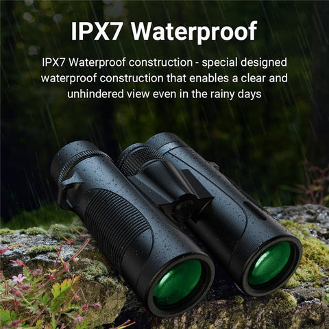 APEXEL 10X42 Waterproof Telescope HD High Power Low Light Night Vision Large Eyepiece Binoculars with FMC Multi-Coated for Outdoor Bird Watching Concert Hunting