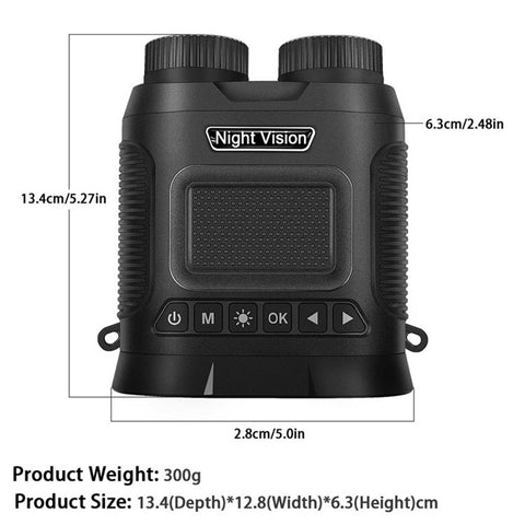 DT29 3-inch HD Photograph Infrared Binoculars for Bird Watching, Recording, Digital Binoculars with Night Vision